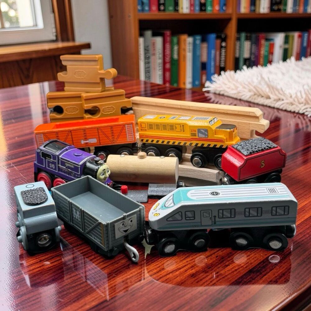 Battat Engines & Thomas & Friends Train Lot Charlie Spencer James Tender Train